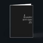 Happy Birthday Sister minimalistic Simple  Card<br><div class="desc">This design may be personalized by choosing the Edit Design option. You may also transfer onto other items. Contact me at colorflowcreations@gmail.com or use the chat option at the top of the page if you wish to have this design on another product or need assistance. See more of my designs...</div>