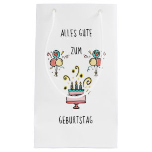 Happy birthday small gift bag