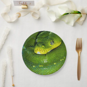 Happy Birthday Snake Party Plates