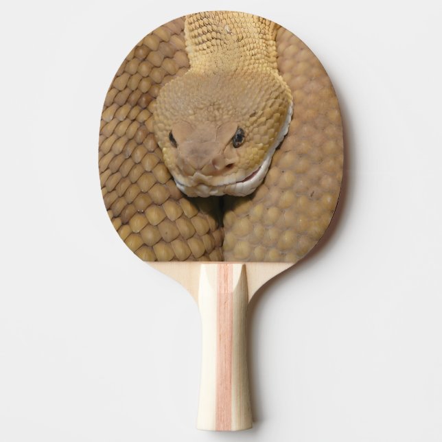 Happy Birthday Snake Ping Pong Paddle (Front)