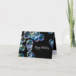 Happy Birthday Soap Bubble Custom Card