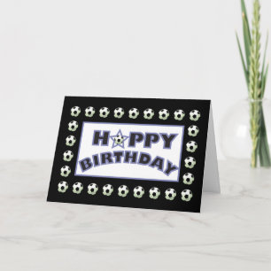 Happy Birthday Soccer Card