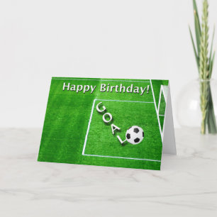 Happy Birthday Soccer Player Card