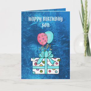 HAPPY BIRTHDAY SON card