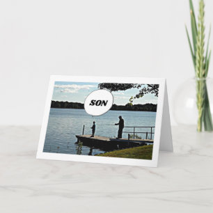 HAPPY BIRTHDAY **SON** THROW OUT THAT LINE! CARD