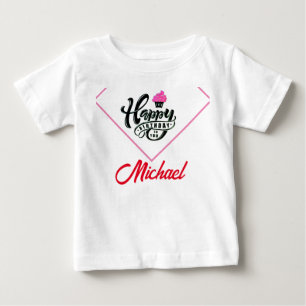 Happy Birthday Special Cute Customised Baby T-Shirt