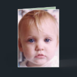 Happy Birthday special granddaughter coral Card<br><div class="desc">Replace the photo on the front.
Add your message inside.
Happy Birthday special Granddaughter.
Inside designed in coral and green.</div>