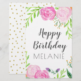 Happy Birthday Stationery