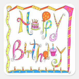 Happy Birthday  Sticker