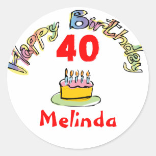 Happy Birthday Sticker