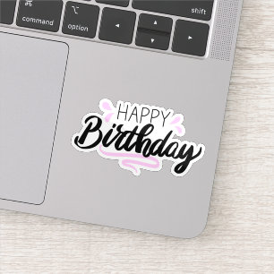 Happy birthday sticker 