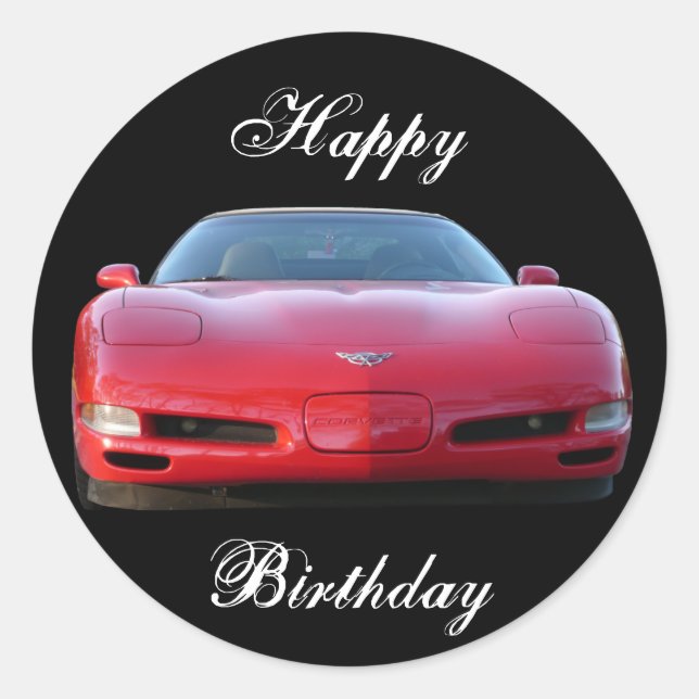 Happy Birthday sticker (Front)