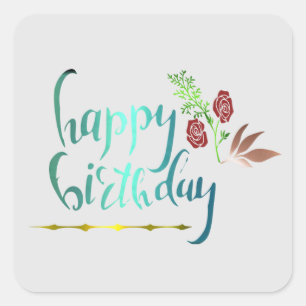 Happy Birthday Sticker