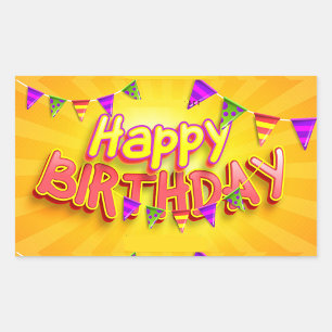 Happy Birthday Sticker