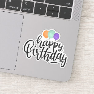 Happy birthday sticker