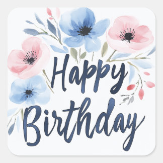 Happy Birthday Sticker