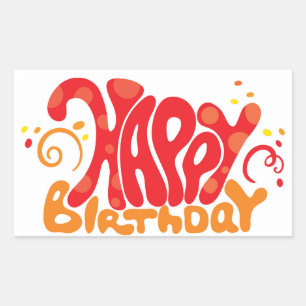 Happy Birthday Sticker