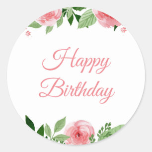 Happy Birthday Stickers