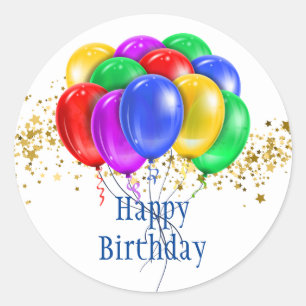 Happy Birthday Stickers