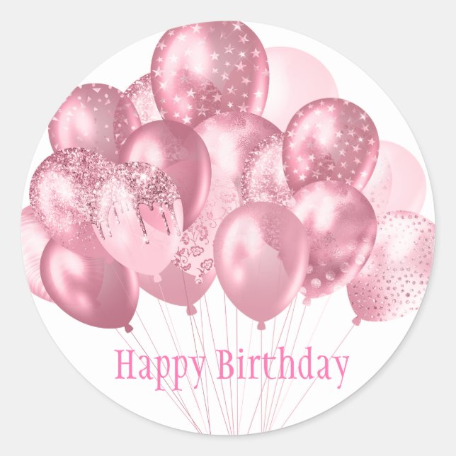 Happy Birthday Stickers (Front)