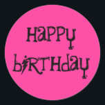 Happy Birthday stickers<br><div class="desc">happy birthday sticker sheet</div>