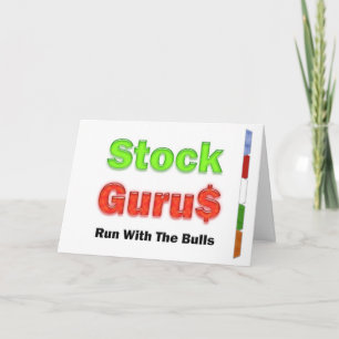 Happy Birthday Stock Trader Financial Services Card