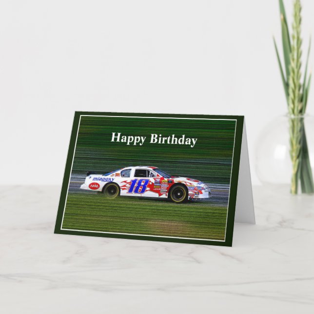 Happy Birthday Stocker #18 card (Front)