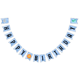 Happy Birthday Sun And Planets Bunting Flags