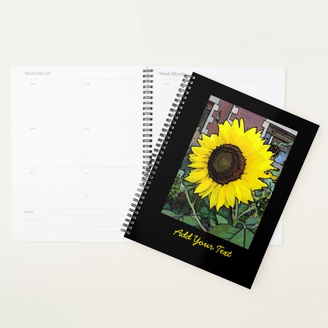 Happy Birthday Sunflower  Planner (Display)