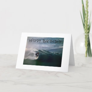 HAPPY BIRTHDAY ****SURFER**** CARD
