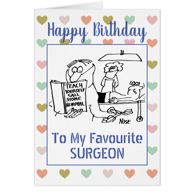 Happy Birthday Surgeon (Front)
