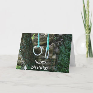 HAPPY BIRTHDAY SWINGER CARD