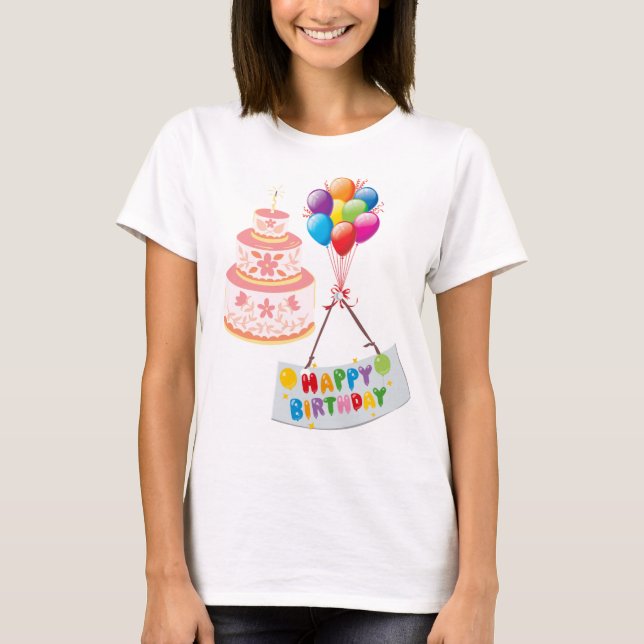 happy birthday  T-Shirt (Front)