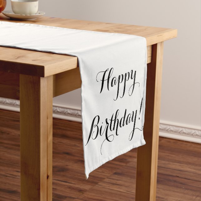 Happy Birthday Table Runner (In Situ)