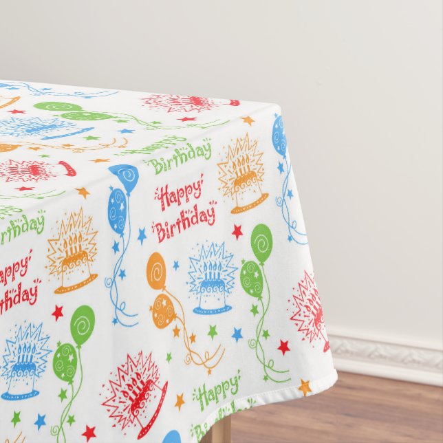 Happy Birthday  Tablecloth (In Situ)