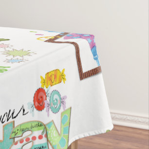 Happy Birthday Tablecloth