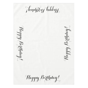Happy Birthday Tablecloth