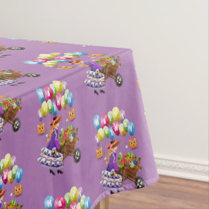 Happy Birthday Tablecloth Victorian