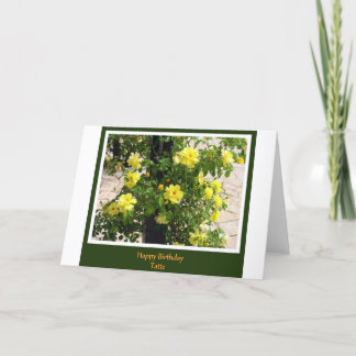 "Happy Birthday Tatte" Jewish greeting card