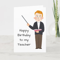 Male Teacher Cards, Greeting Cards & More | Zazzle CA