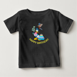 "Happy Birthday Tee for Babies – Soft Fine Jersey
