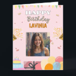 Happy Birthday Teenager Girl, for daughter  Card<br><div class="desc">Looking for the perfect birthday card to celebrate your teenage daughter's special day? Our collection offers a range of stylish and meaningful designs that capture the spirit of adolescence. Choose from funny,  heartfelt,  or inspirational messages to make her birthday truly unforgettable.</div>