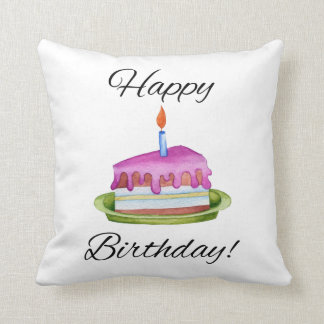 Happy Birthday! Throw Pillow
