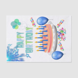 Happy Birthday Tissue Paper