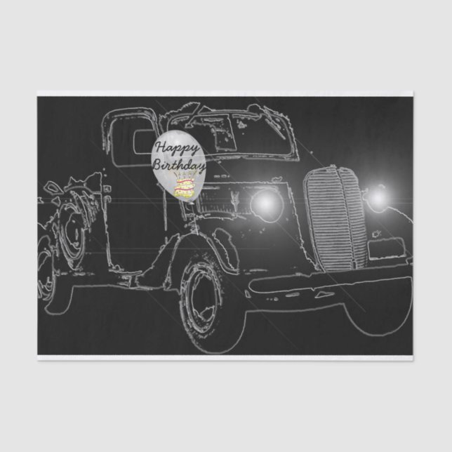 Happy Birthday Tissue Paper (Front)