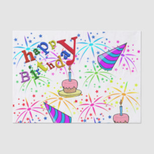 Happy Birthday Tissue Paper