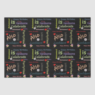 Happy Birthday Tissue Paper Mohammed