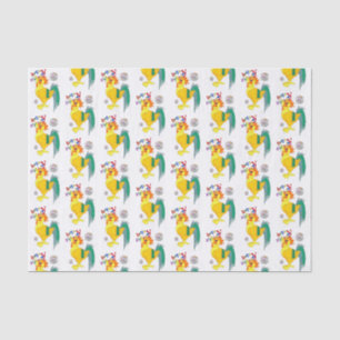 Happy Birthday Tissue Paper Rooster