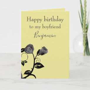 Happy Birthday to a Boyfriend Card