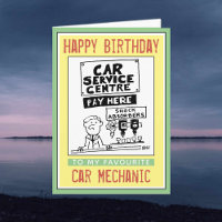 Happy Birthday to a Car Mechanic